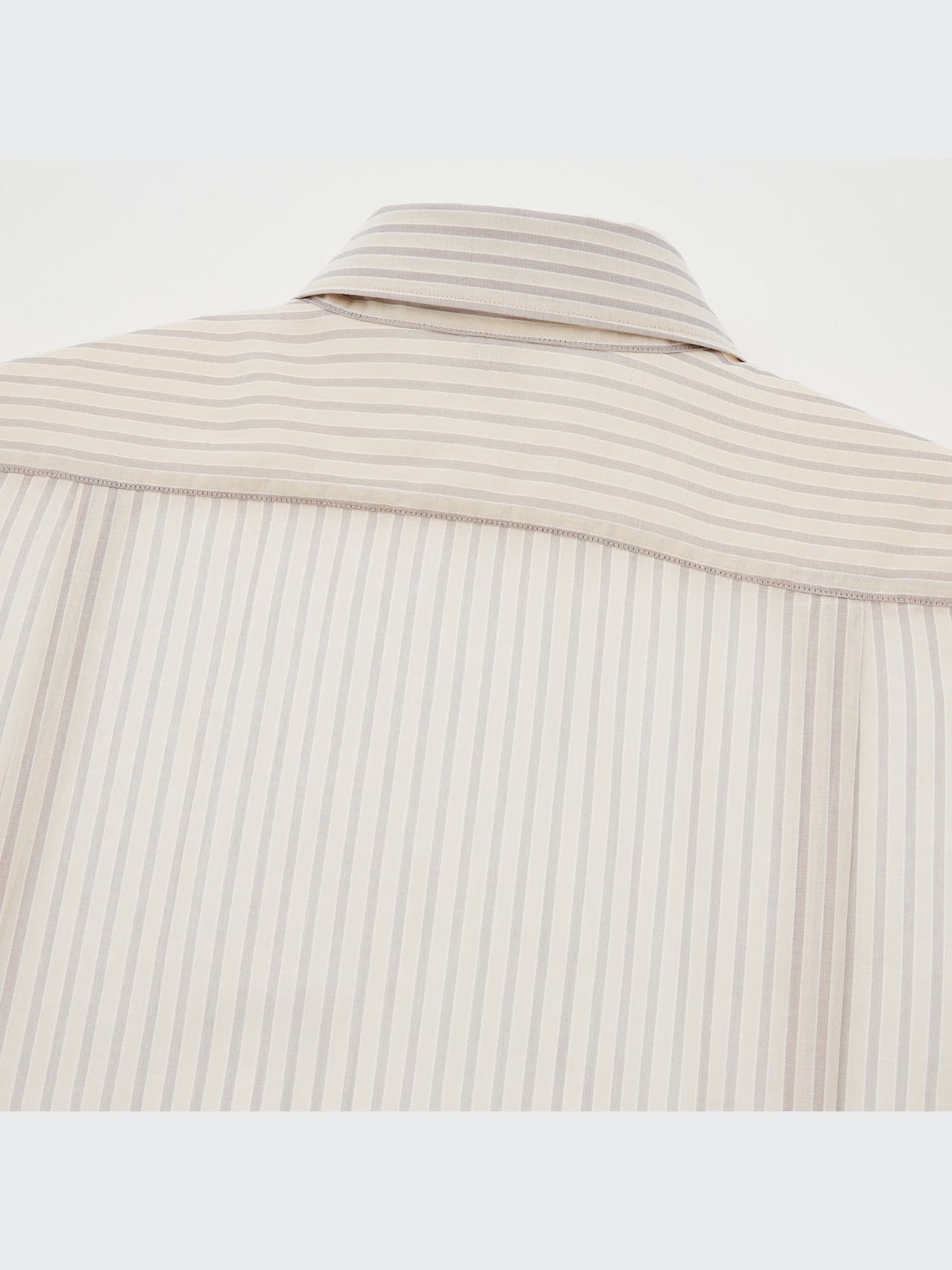 【U LAN】Thin Stripe Overfit Shirt U LAN (ユーラン) - シーンストライプオーバーフィットシャツ