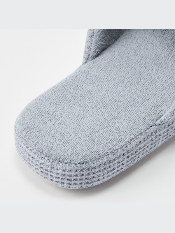 Waffle Open-Toe Slippers