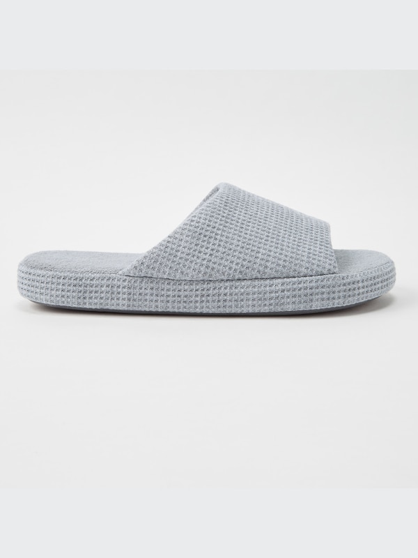 Waffle Open-Toe Slippers