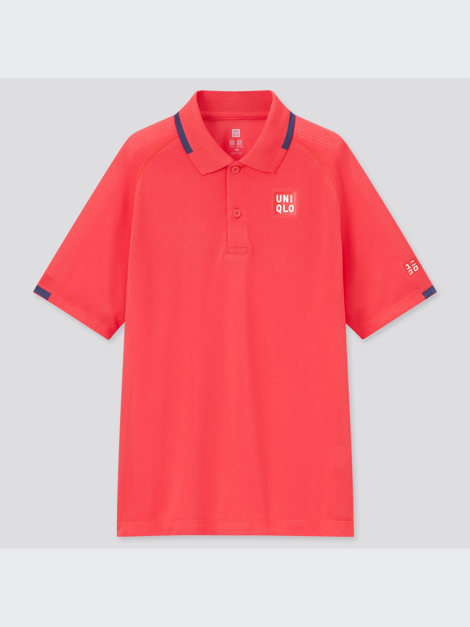 Federer Uniqlo light pink tennis polo deals 2018