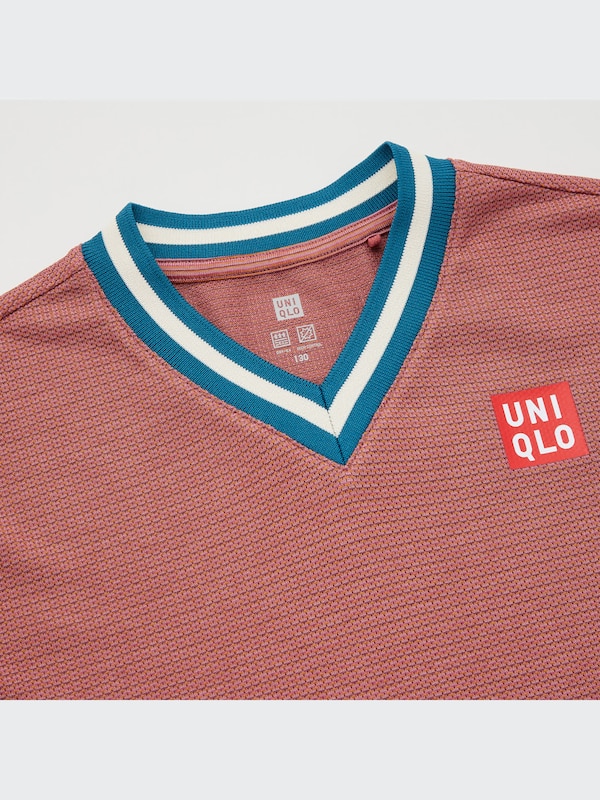 DRY-EX V-Neck Short-Sleeve T-Shirt (Kei Nishikori)