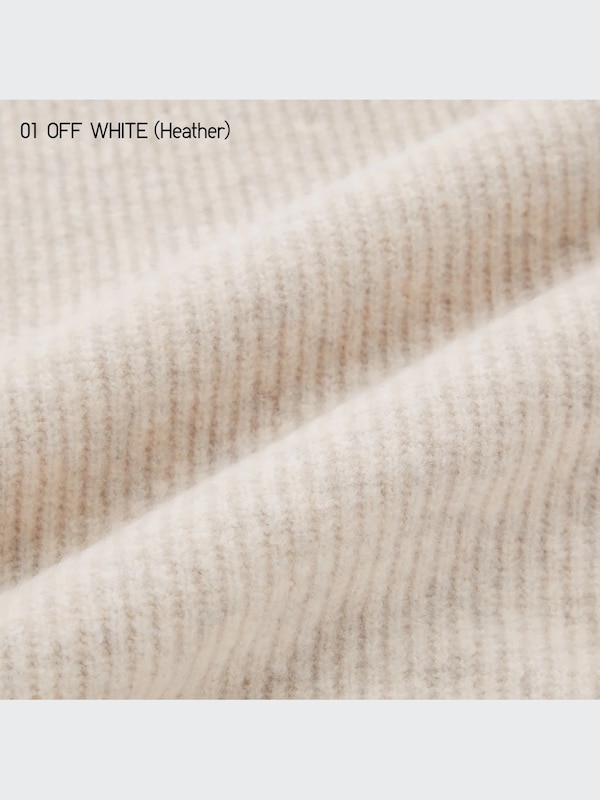 Souffle Yarn Half-Zip Long-Sleeve Sweater