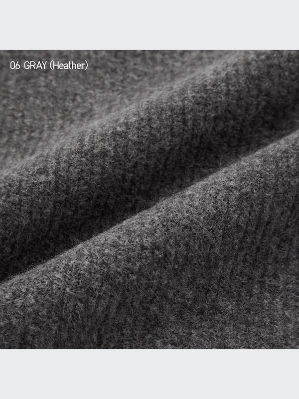 Souffle Yarn Half-Zip Long-Sleeve Sweater