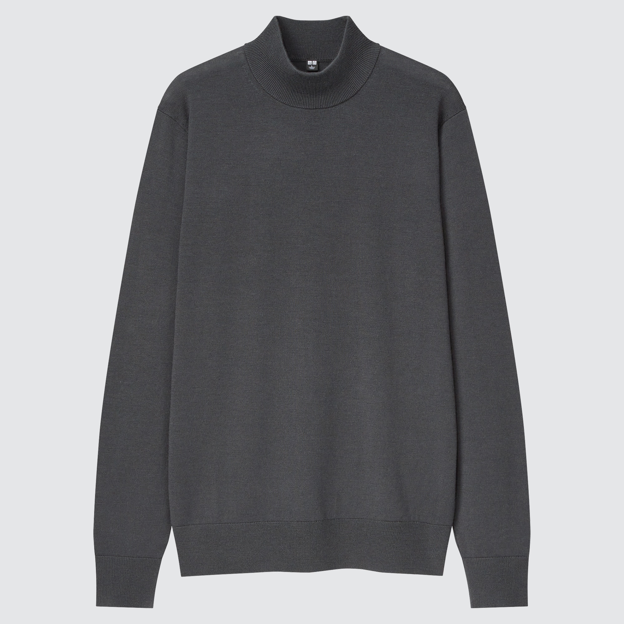 Extra Fine Merino Mock Neck Long-Sleeve Sweater | UNIQLO US