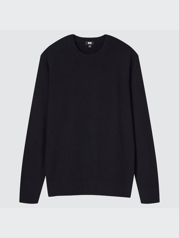 Cashmere Crew Neck Long-Sleeve Sweater