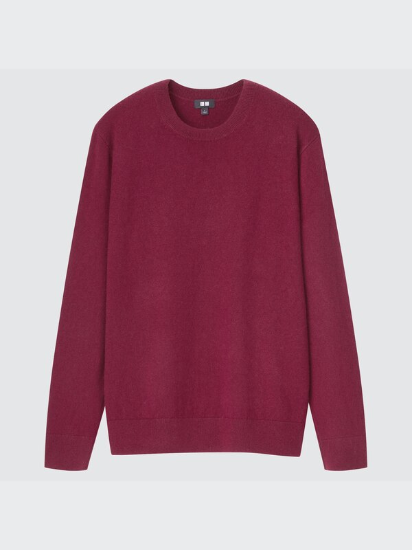 Cashmere Crew Neck Long-Sleeve Sweater