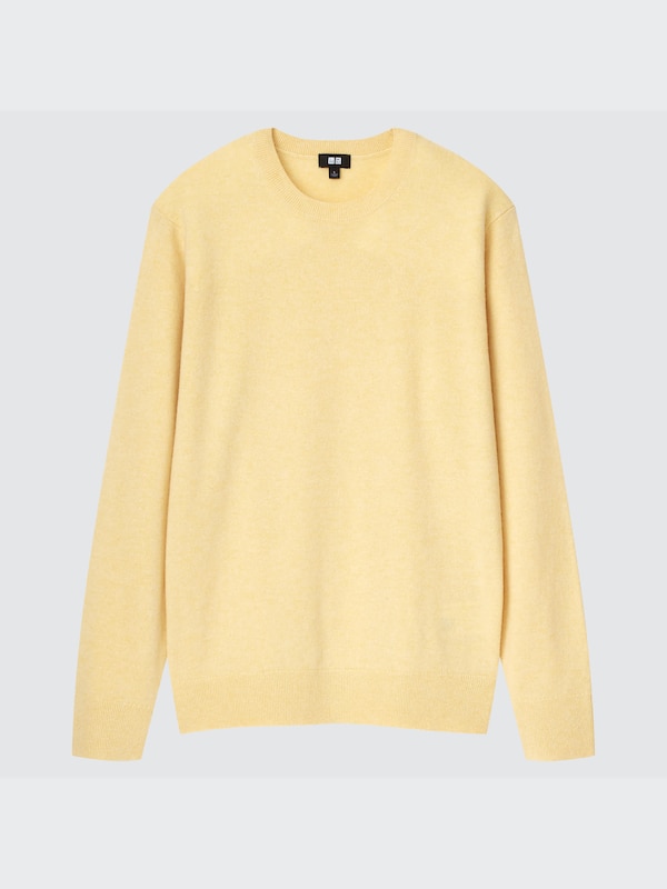 Cashmere Crew Neck Long-Sleeve Sweater