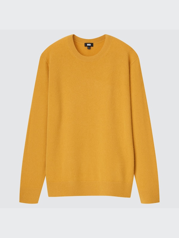 Cashmere Crew Neck Long-Sleeve Sweater