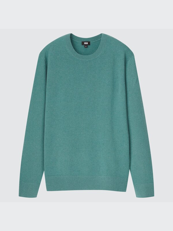 Cashmere Crew Neck Long-Sleeve Sweater