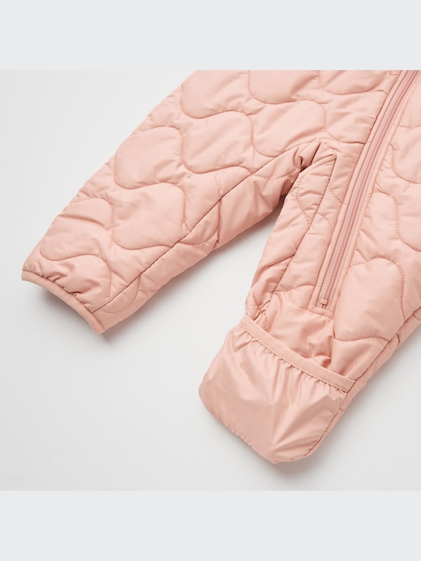 Warm Padded Long-Sleeve One-Piece Outfit