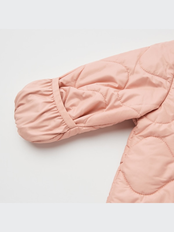 Warm Padded Long-Sleeve One-Piece Outfit