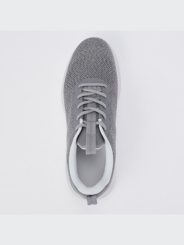 Knitted Lace-Up Sneakers