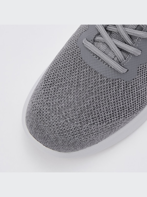 Knitted Lace-Up Sneakers