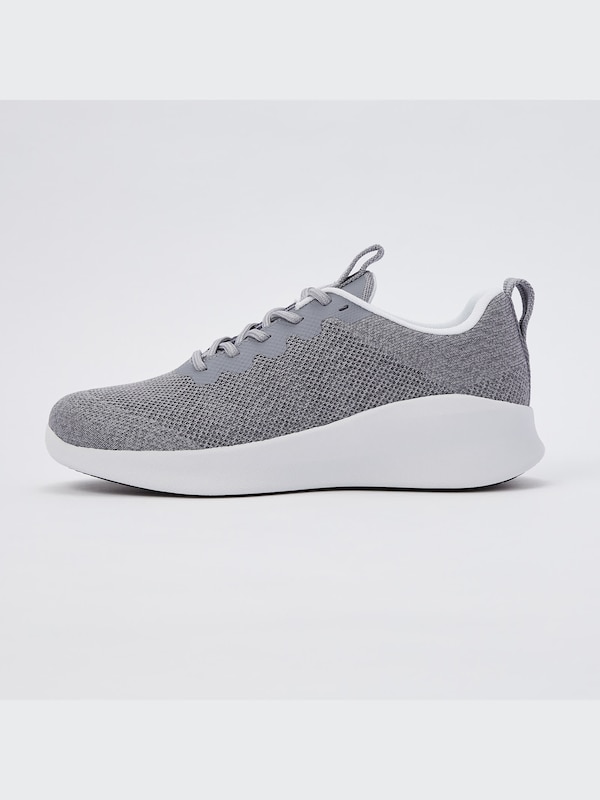 Knitted Lace-Up Sneakers