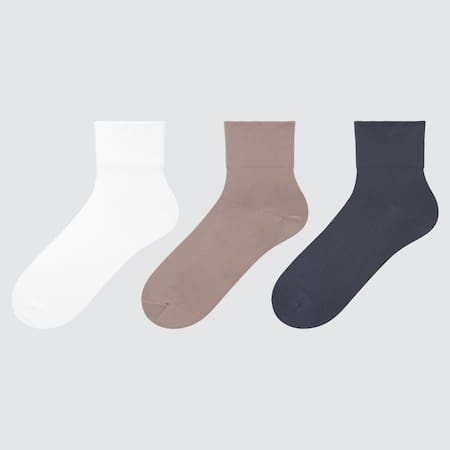 Women Crew Tapered Socks (Three Pairs)