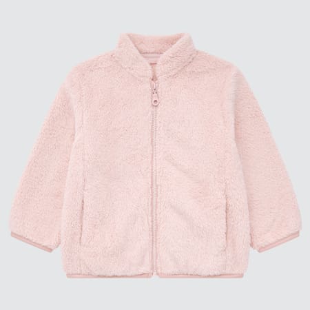 Babies Toddler Fluffy Fleece Zipped Jacket