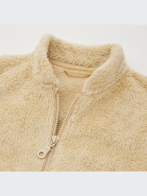 Fluffy Yarn Fleece Full-Zip Jacket