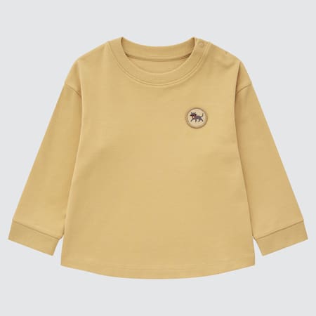 Babies Toddler Soft Touch Crew Neck Long Sleeved Top