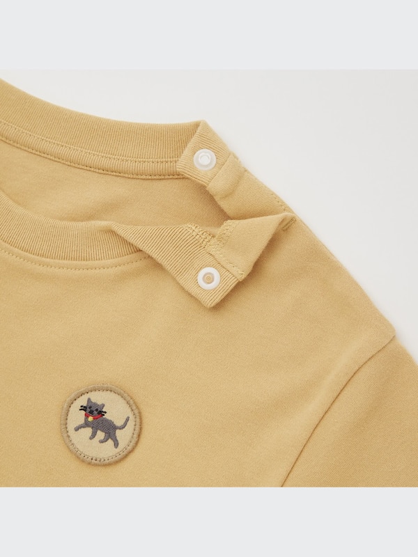 Soft Touch Cotton Crew Neck Long-Sleeve T-Shirt