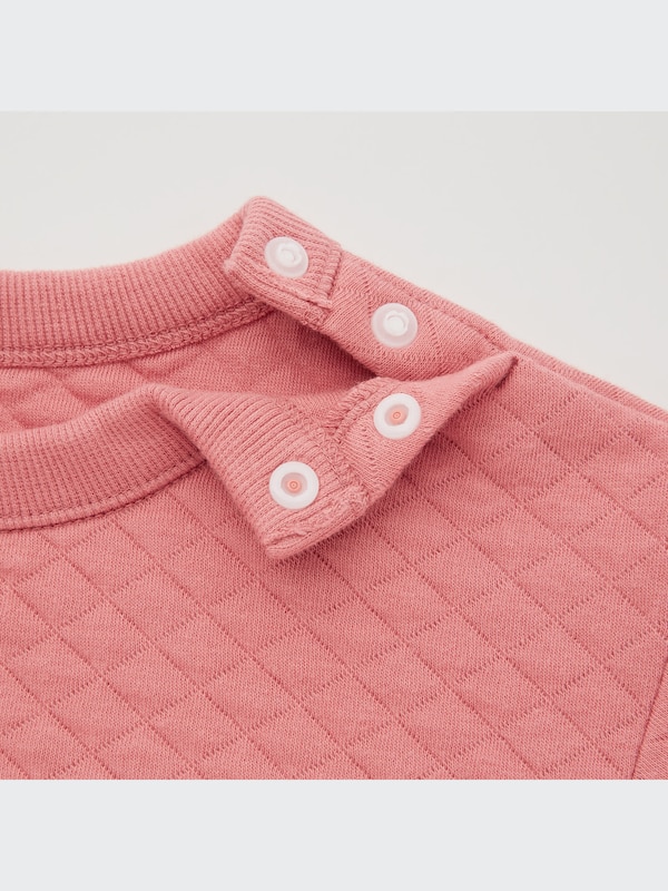 Quilted Long-Sleeve Pullover