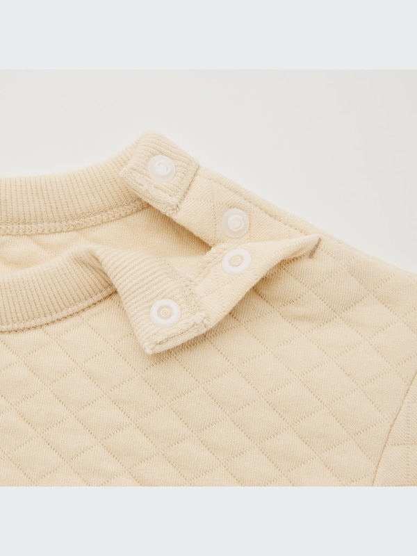 Quilted Long-Sleeve Pullover