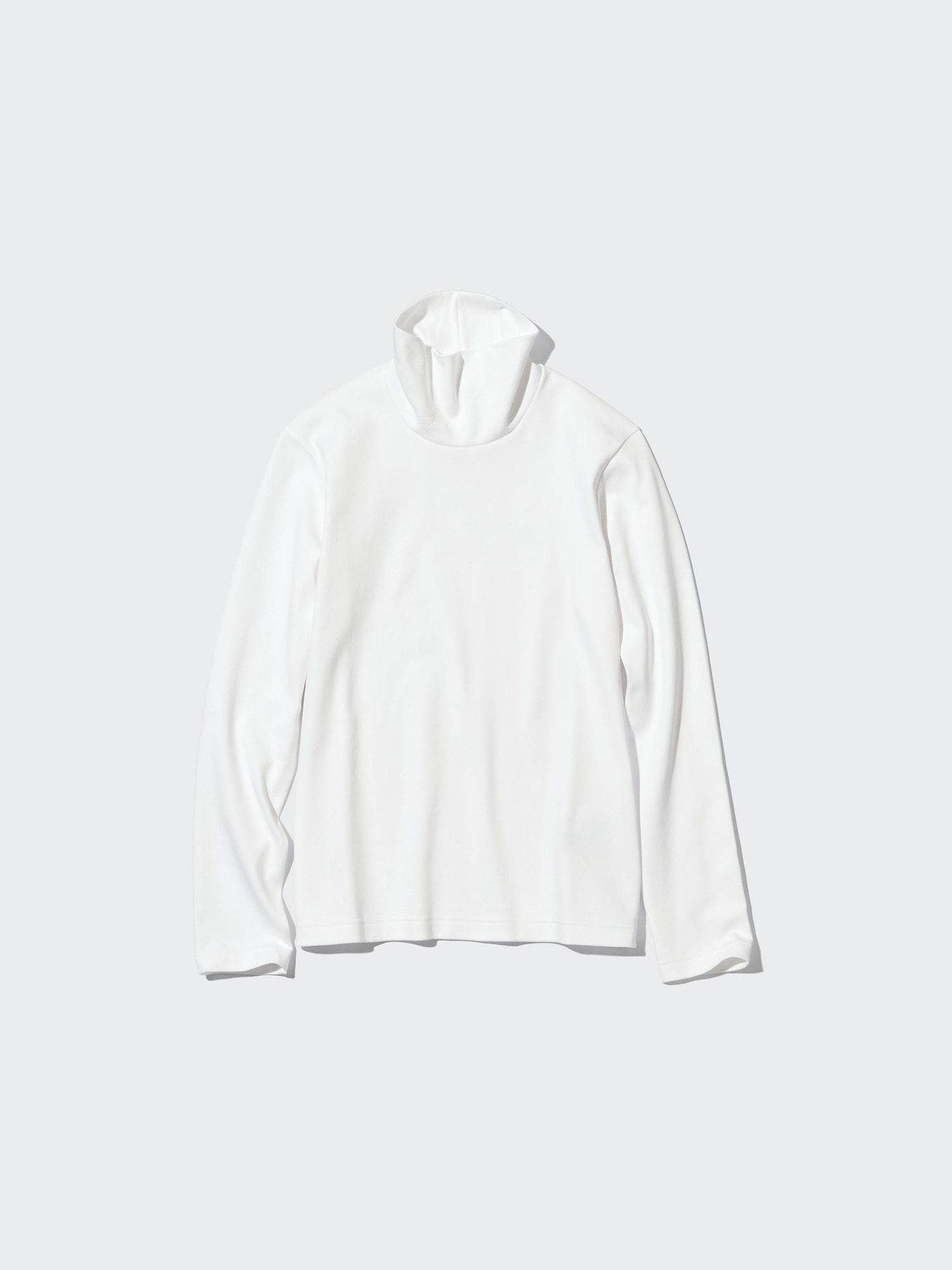 ＊しず＊　1011 Smooth Stretch Cotton Turtleneck Long-Sleeve T-Shirt | UNIQLO US