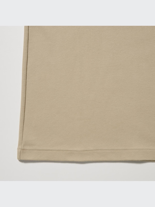 Smooth Stretch Cotton Turtleneck Long-Sleeve T-Shirt