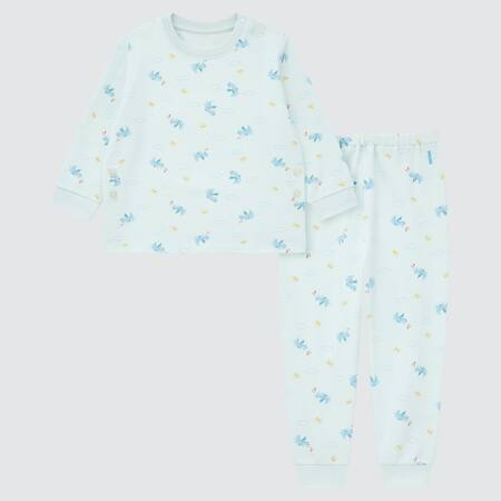 Babies Toddler Rocket & Dragon Print Long Sleeved Pyjamas