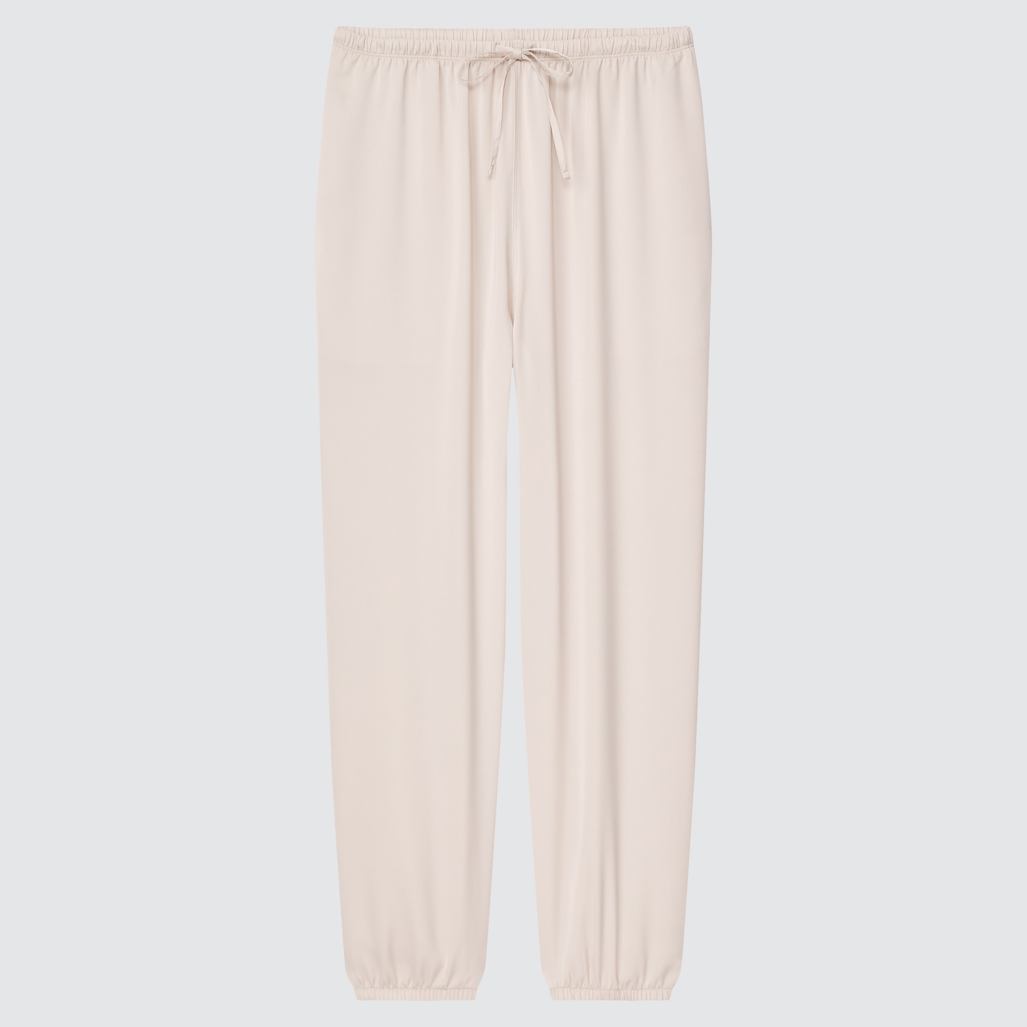 satin drape jogger pants uniqlo