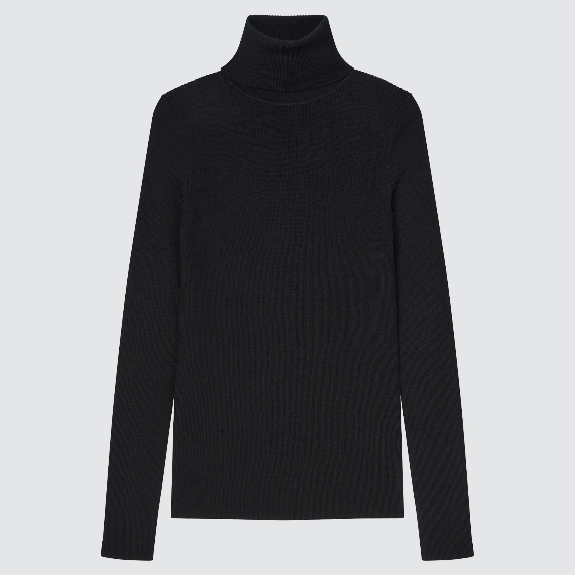 Extra Fine Merino Ribbed Turtleneck Long-Sleeve Sweater (2022 Edition ...