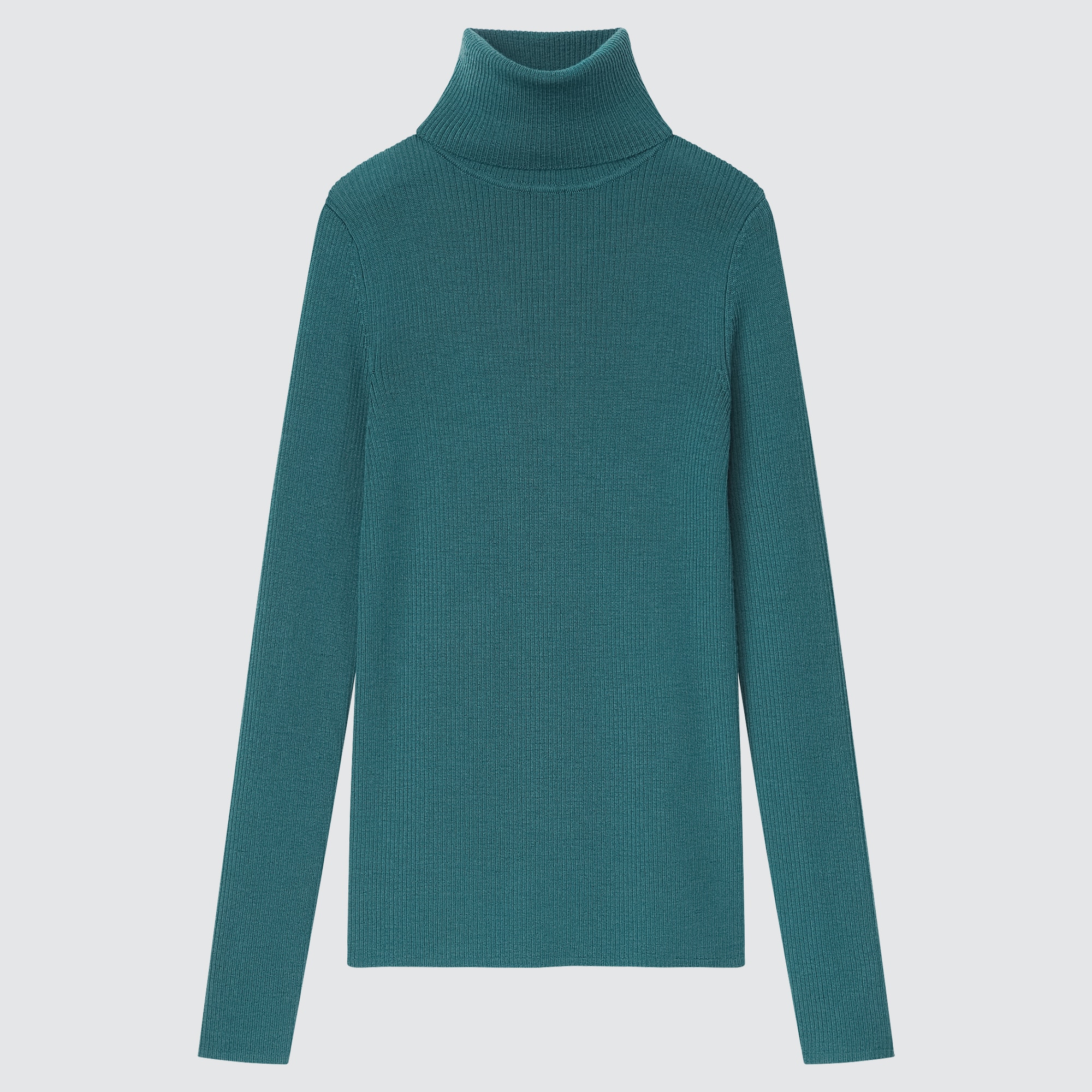 turtleneck green sweater