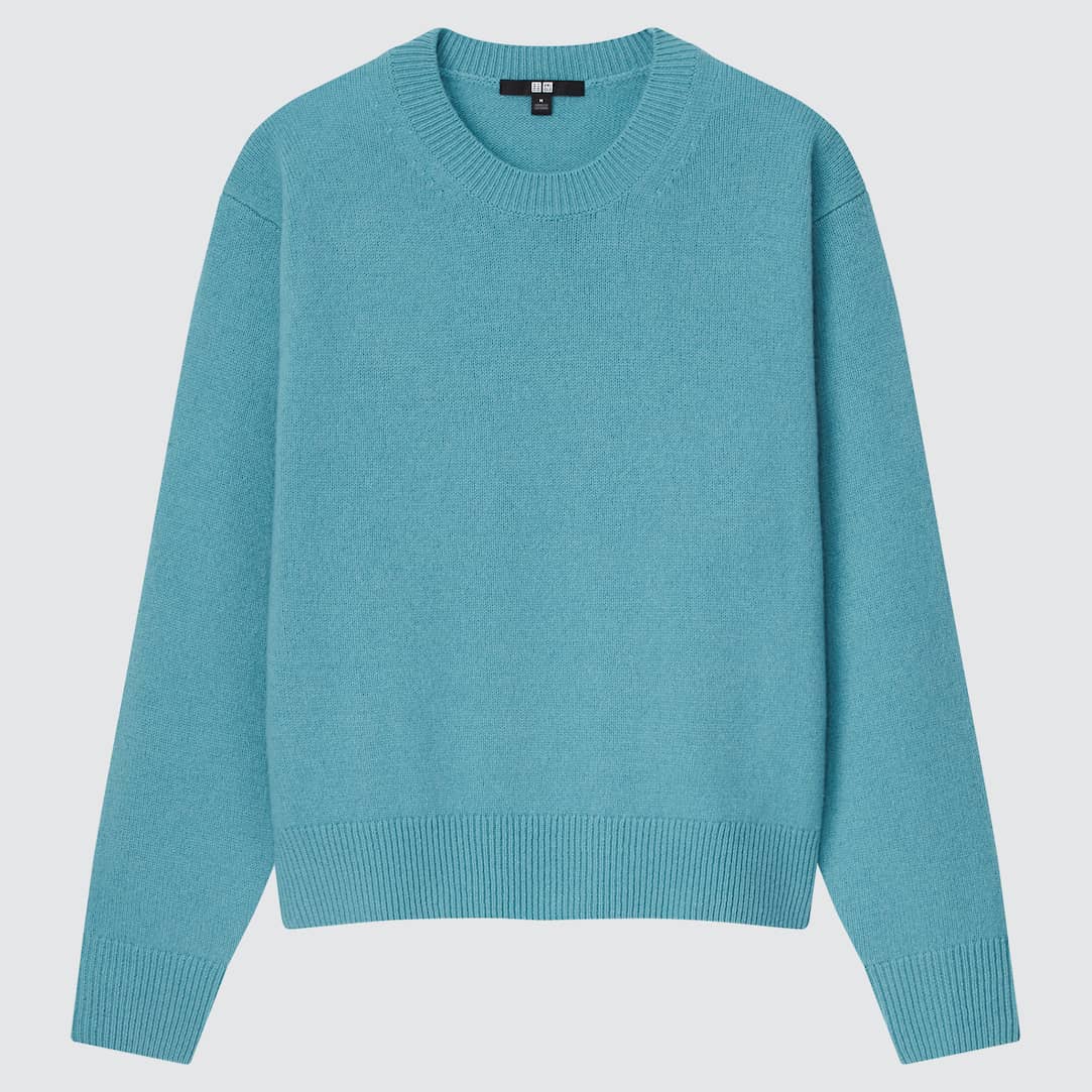 Women 100% Premium Lambswool Crew Neck Jumper