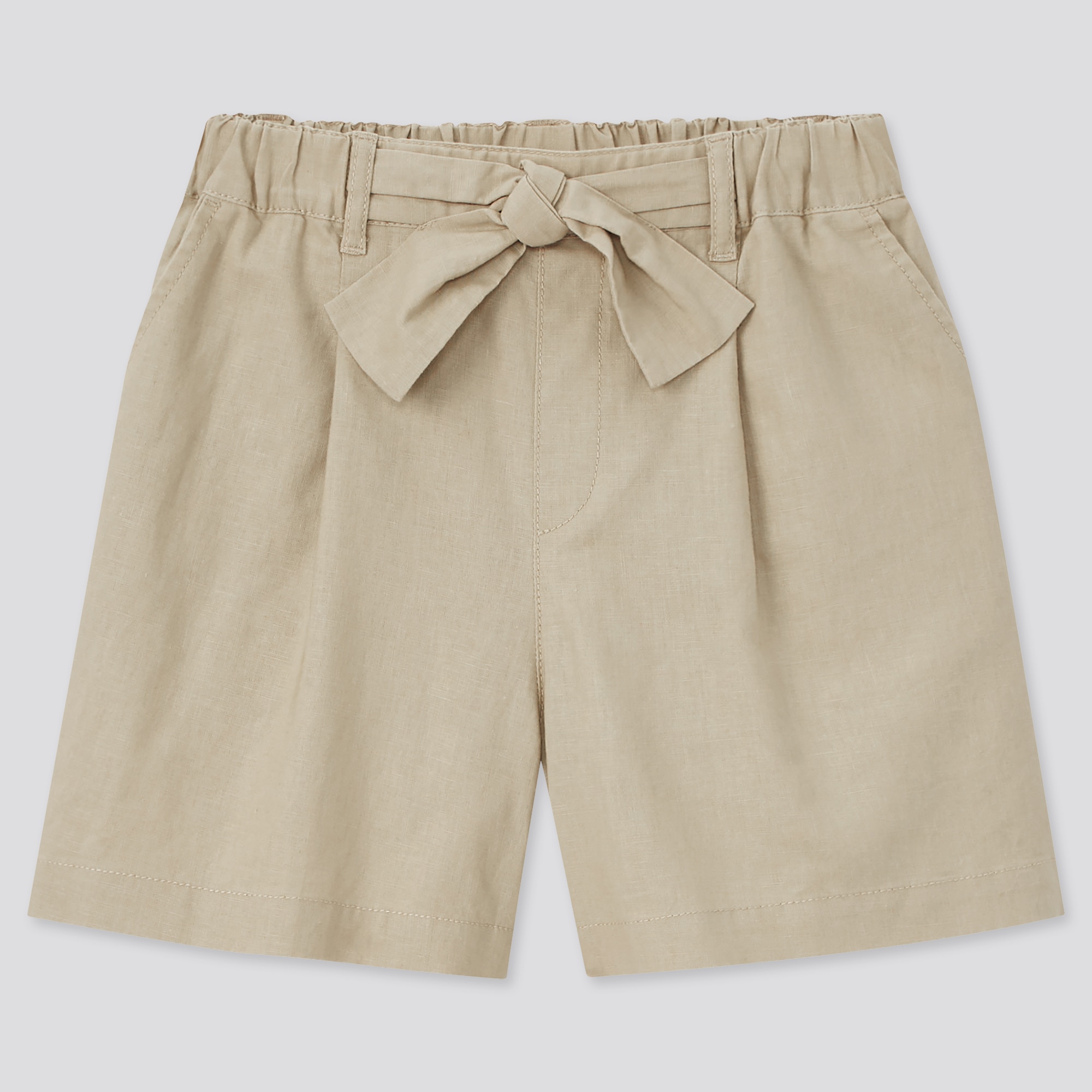 Cotton Linen Belted Shorts | UNIQLO US
