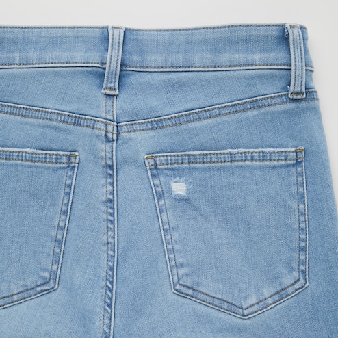 Uniqlo Jeans Women's 10 Blue Skinny Jeggings Denim Stretch Size 10 (26X24)  *