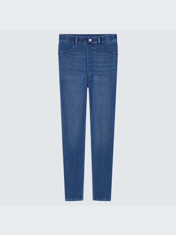 Ultra Stretch High-Rise Denim Leggings Pants