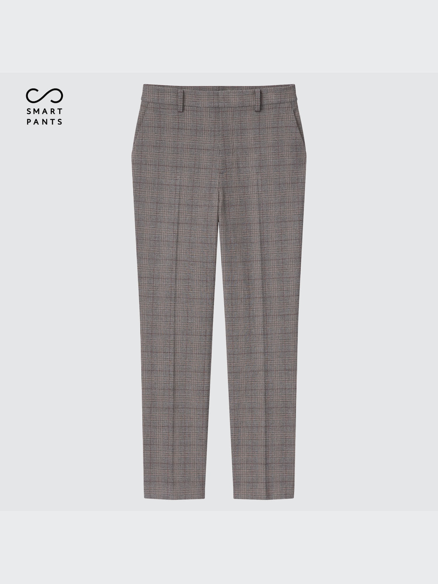 【返品?交換対象商品】 (2-Way Pants Ankle Smart Stretch US UNIQLO | Tall) Glen-Check, パンツ
