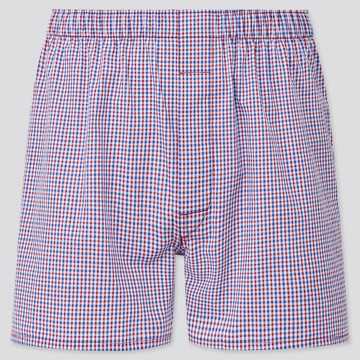 UNIQLO WOVEN CHECKED BOXER SHORTS StyleHint