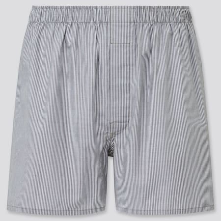 Men Woven Striped Boxer Shorts