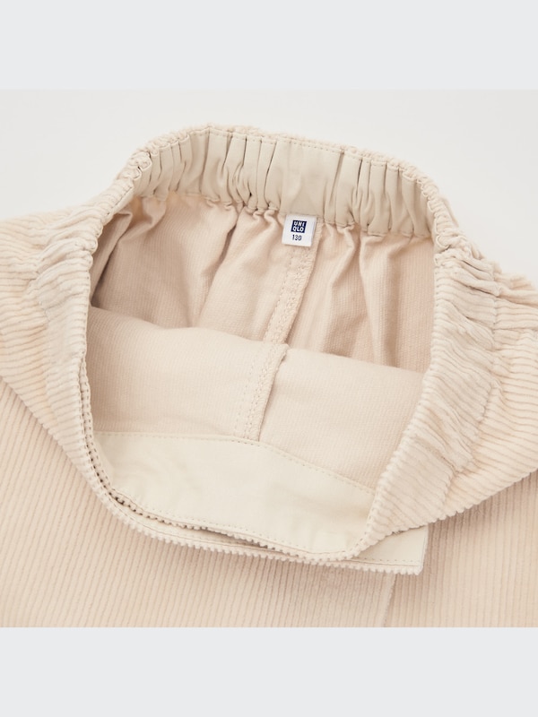 Corduroy Wrap Skirt Pants