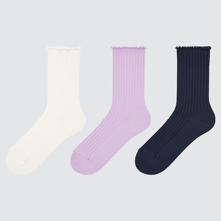 Kids Ribbed Regular Socks (Three Pairs)
