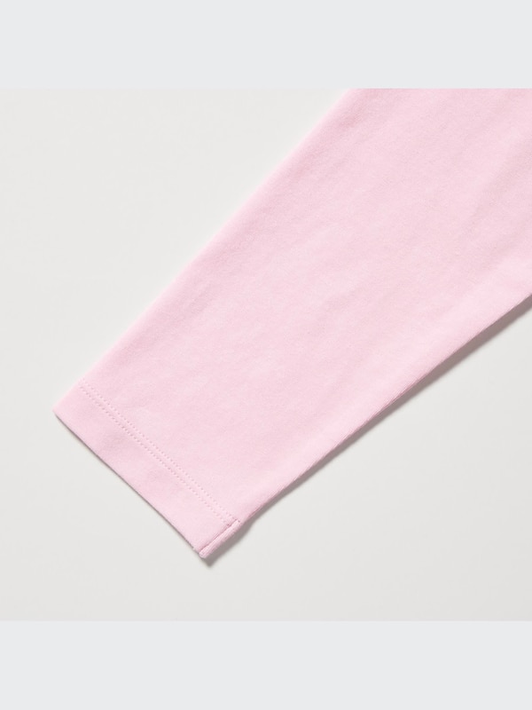 Warm Cotton Stretch Scoop Neck Long-Sleeve T-Shirt