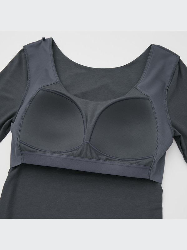 HEATTECH BRA SCOOP NECK T-SHIRT
