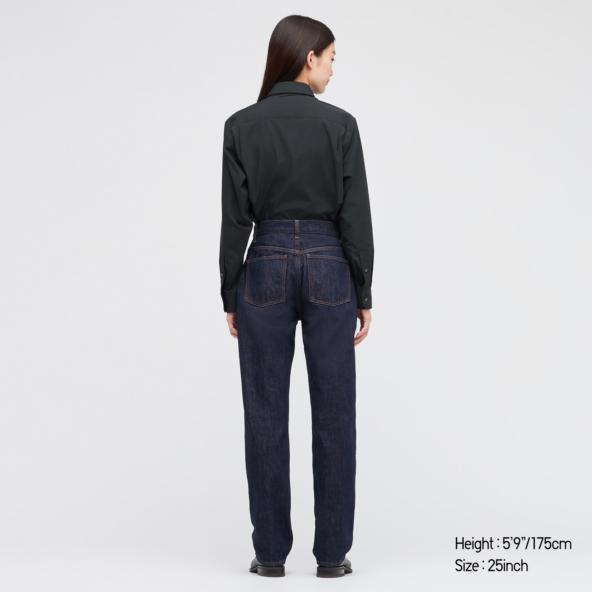 U Regular-Fit Straight High-Rise Jeans | UNIQLO US