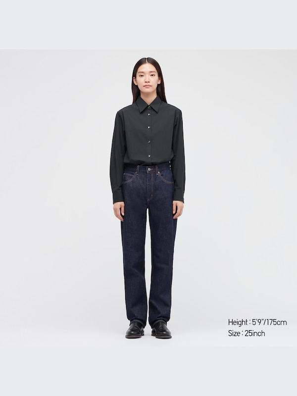 U Regular-Fit Straight High-Rise Jeans