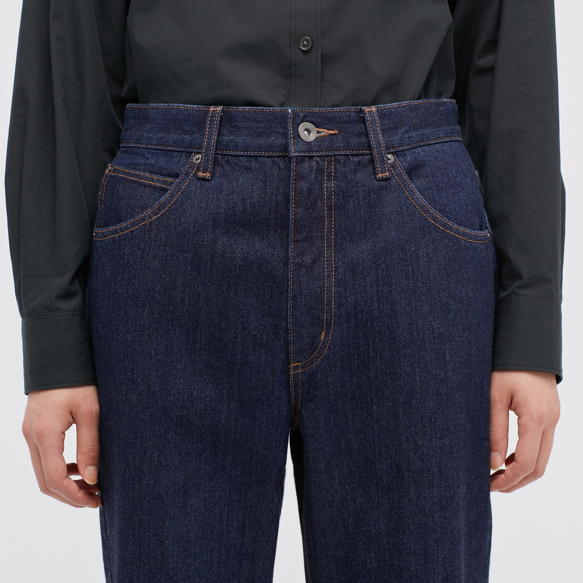 U Regular-Fit Straight High-Rise Jeans | UNIQLO US