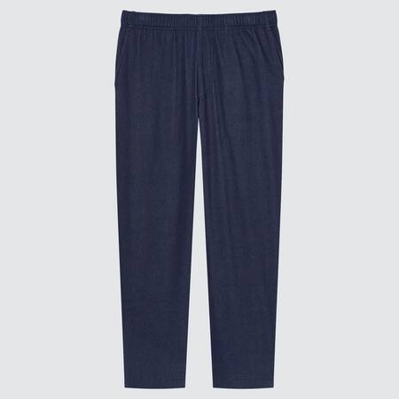 Men Jersey Relaxed Ankle Length Trousers
