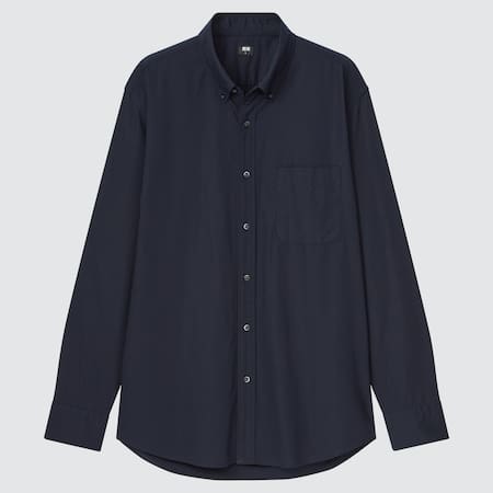Men Extra Fine Cotton Broadcloth Shirt (Button-Down Collar)