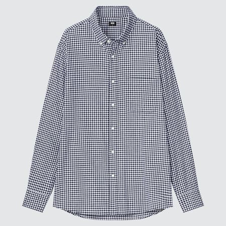 Men Flannel Regular Fit Checked Shirt (Button-Down Collar)