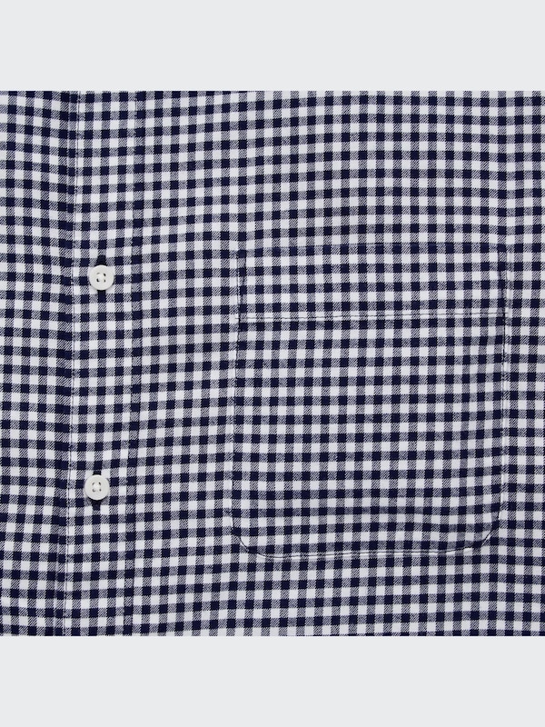 Flannel Plaid Long-Sleeve Shirt