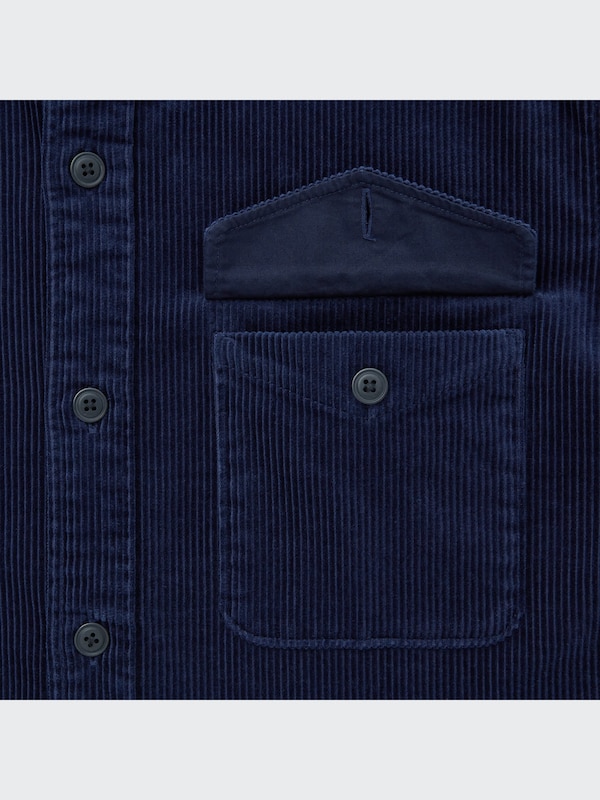 Corduroy Long-Sleeve Work Shirt